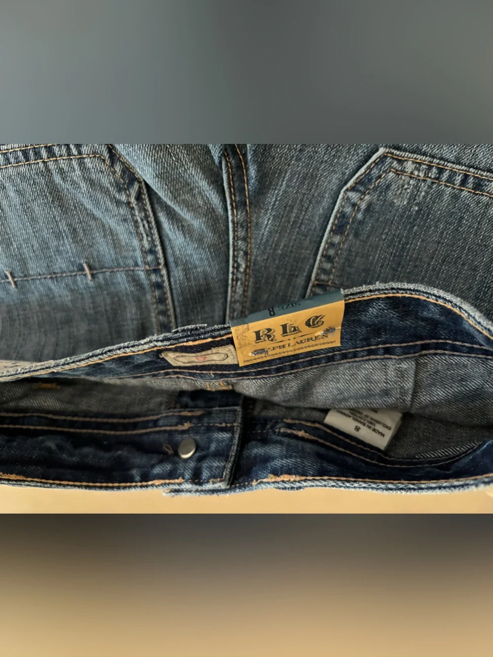 ✨New✨Ralph Lauren Girls' Distressed Denim Shorts with Fringe ✨